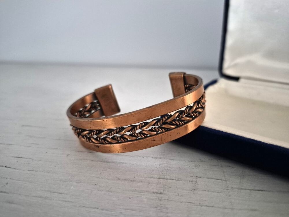 Vintage Copper Cuff Bracelet